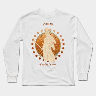 Athena goddess of wisdom and warfare Long Sleeve T-Shirt